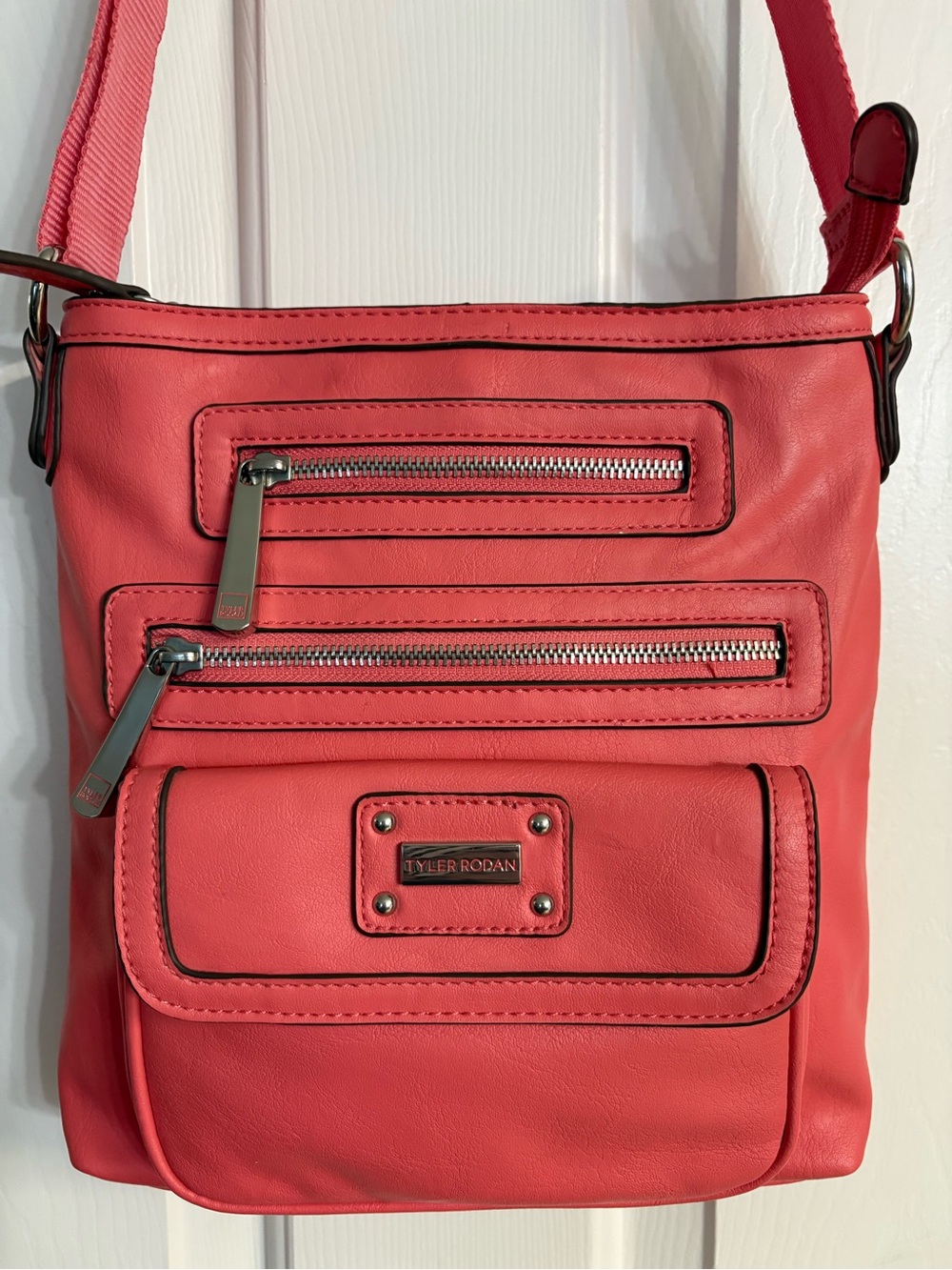 Tyler Rodan Coral-Pink Crossbody Bag